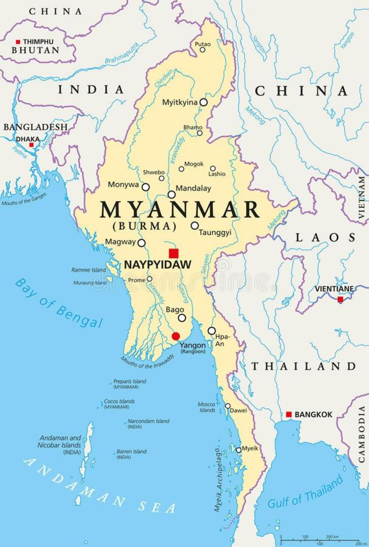 naypyidaw Myanmar ਨਕਸ਼ਾ